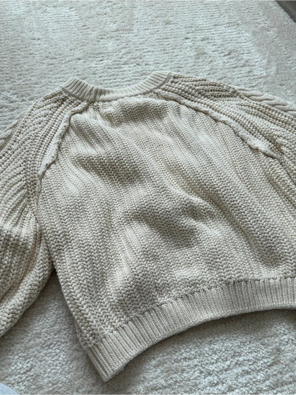 free people frankie cable knit sweater